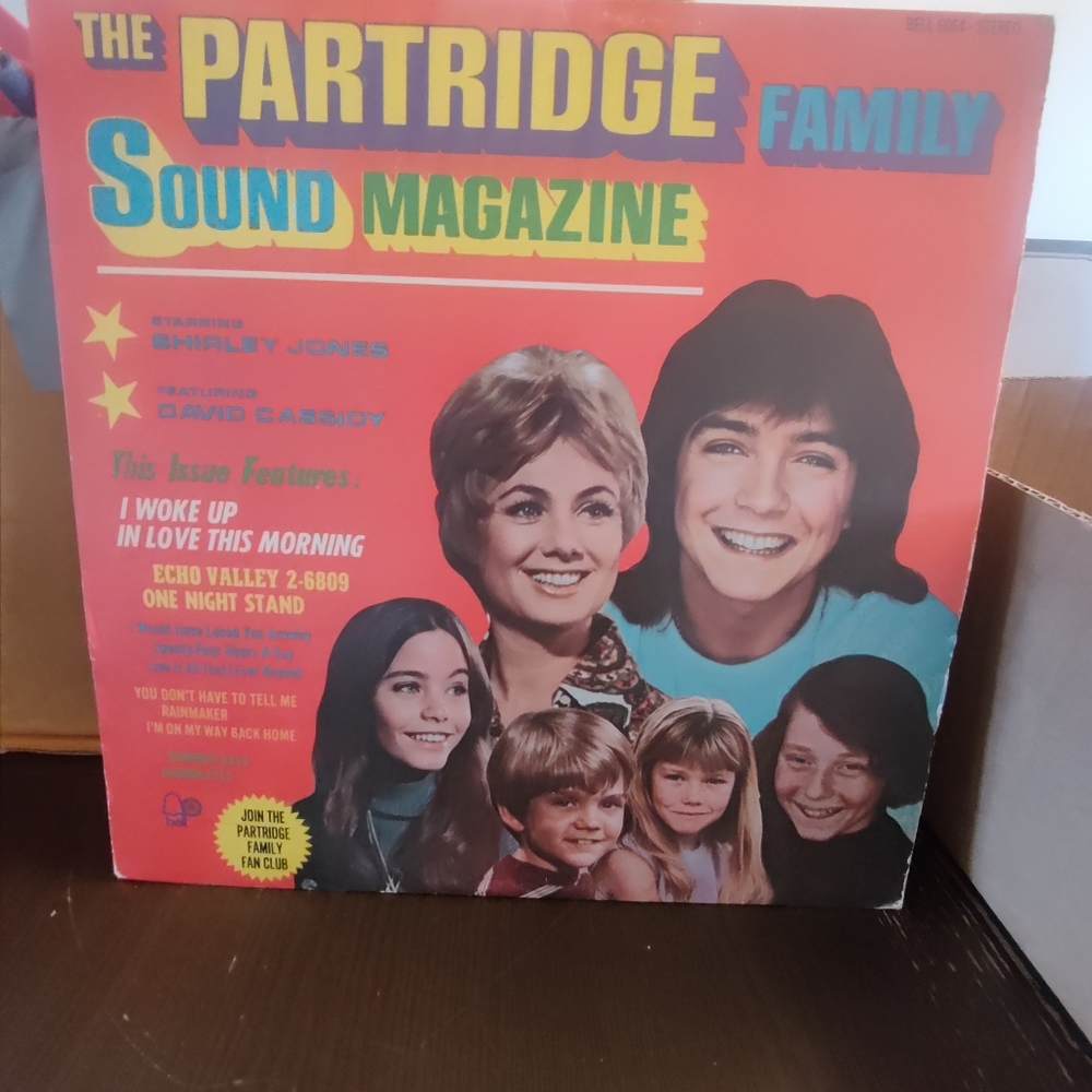 Vintage partridge family record album